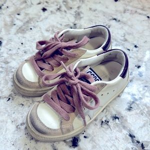 Golden goose off white/pink. Toddler size 24